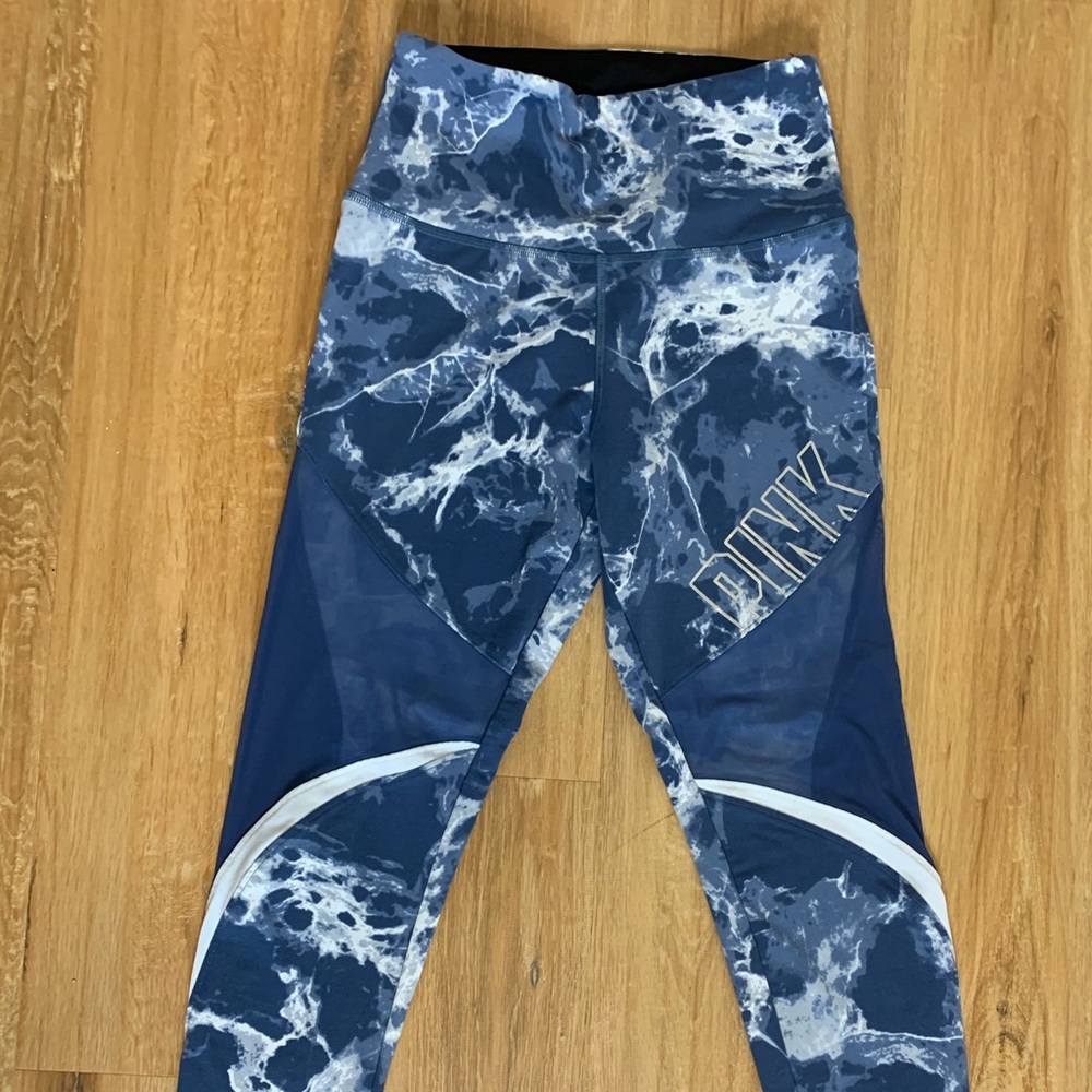 Victoria Secret PINK marble leggings - Picture 1 of 3